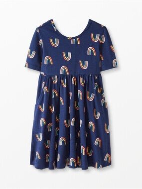 Navy Rainbow Dress